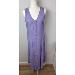 Jane Ashley Women's Summer Dress V Neck Sleeveless 100% Rayon